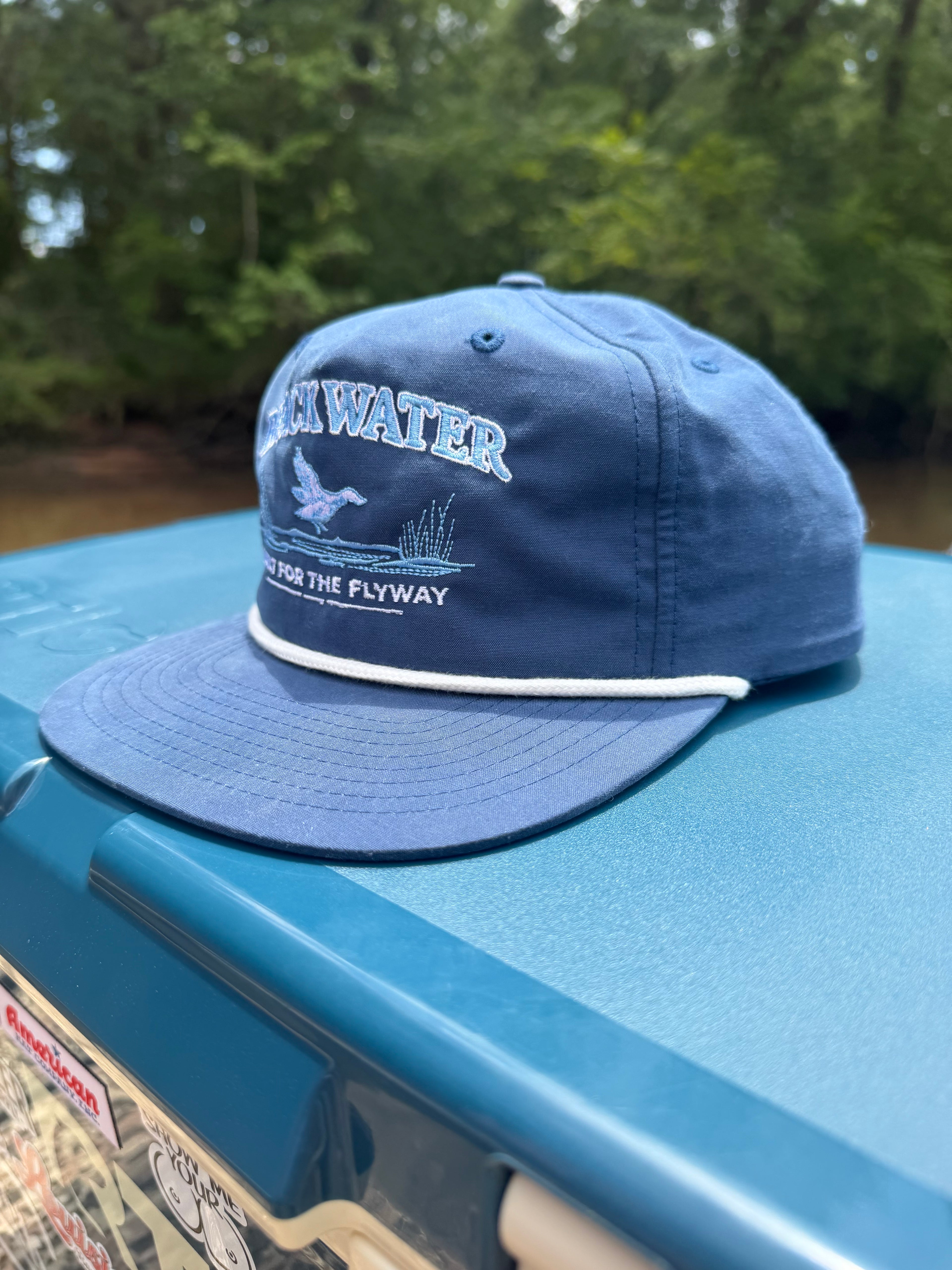 Navy flyway hat
